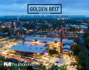 Golden Belt Campus for lease downtown Durham mixed use